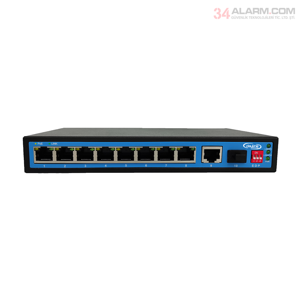 DL-3308PFG 10 Port Full Giga PoE Switch