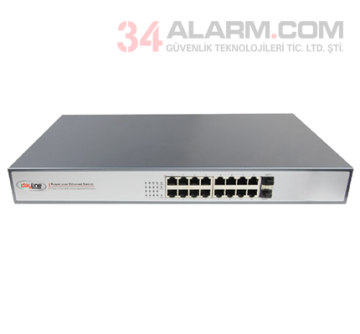 SWP-POE33016PFU-AT 16 Port Gbit PoE Switch