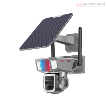 CN-202G-20X 2K Çift Lensli Düşük Güçlü 4G Solar PTZ Kamera