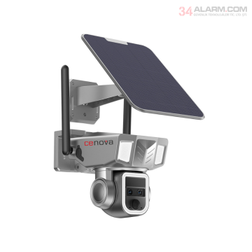 CN-202G-20X 2K Çift Lensli Düşük Güçlü 4G Solar PTZ Kamera