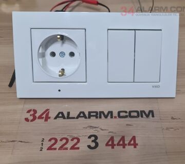 İkili Çerçeve - Priz Anahtar